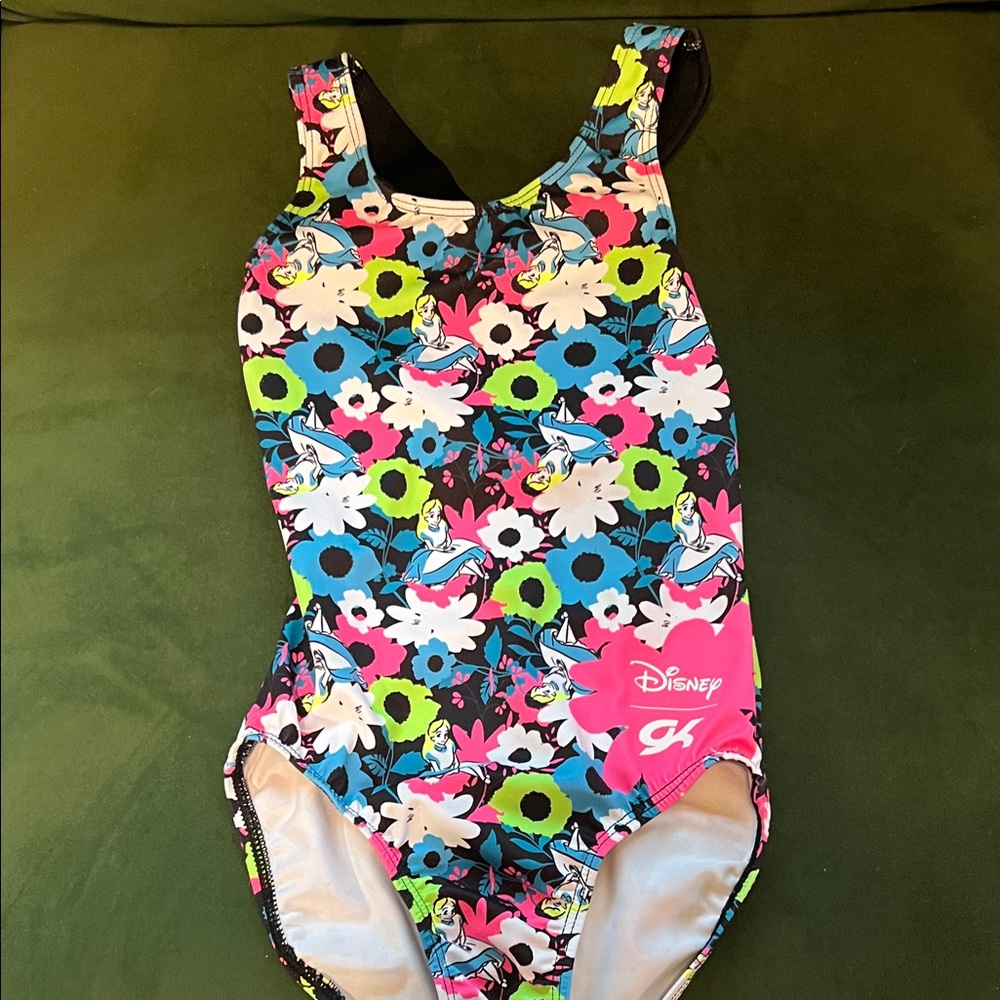 Disney GK Elite Gymnastics Leotard - Alice in Wonderland Floral